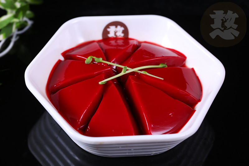 鲜鸭血_重庆火锅配菜_火锅配菜图片_憨石匠鲜菜火锅